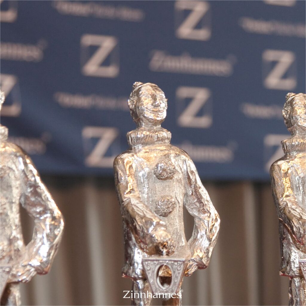 Zinnhannes Kulturpreis Skulptur für herausragende Karnevalisten